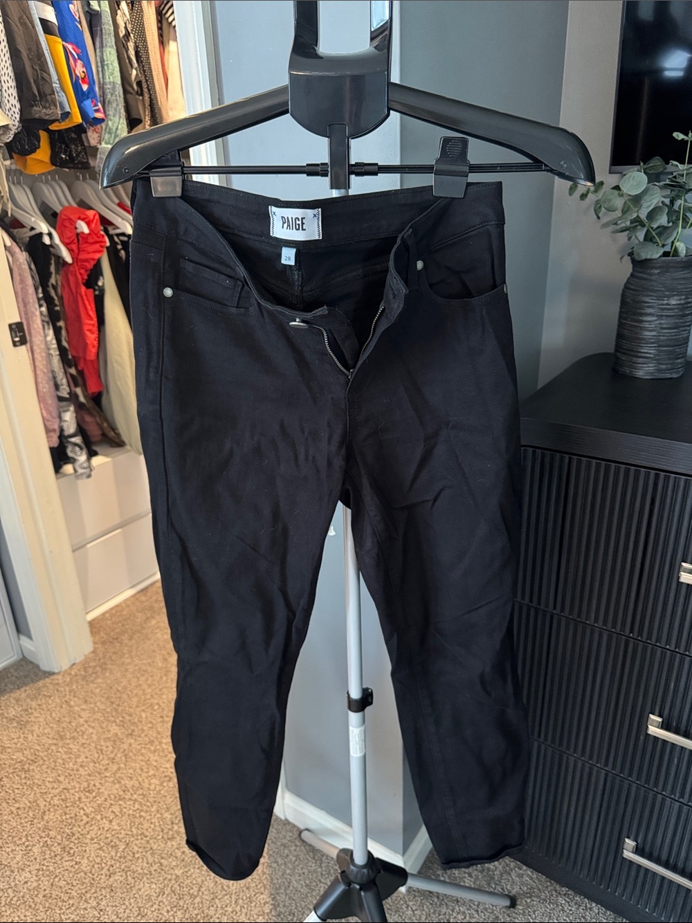 PAIGE Black Skinny Jeans